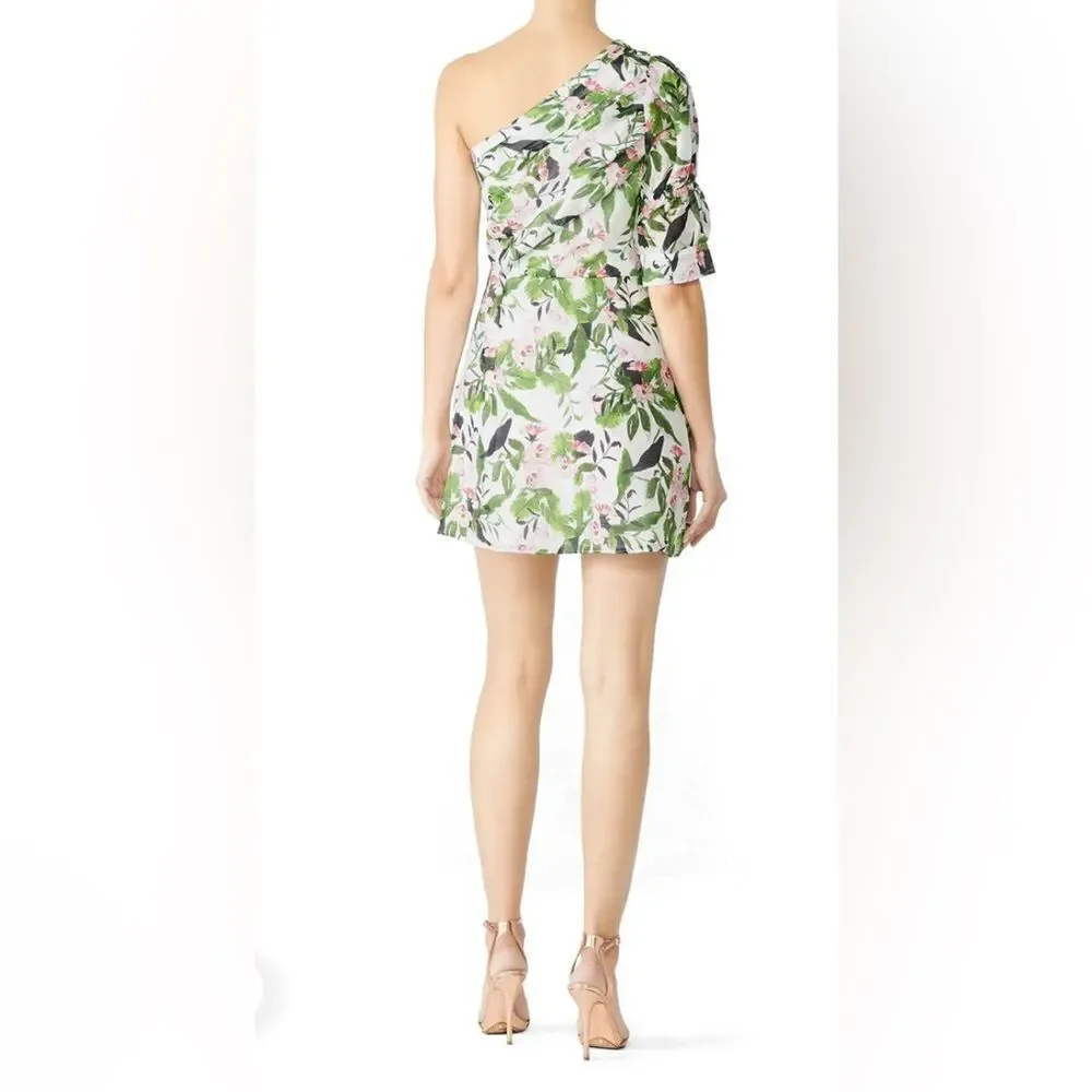 Tropo Dreams Mini Dress La Maison Talulah One Shoulder Size Medium